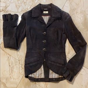 JUNE Suede Riding Coat